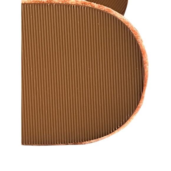 NEW Intentionally Blank Velvet Slingback Pointed Flats •10• Pink Rust Orange - Picture 10 of 12